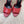 LA 16 HEELED MULES IN RED SMOOTH LAMBSKIN
