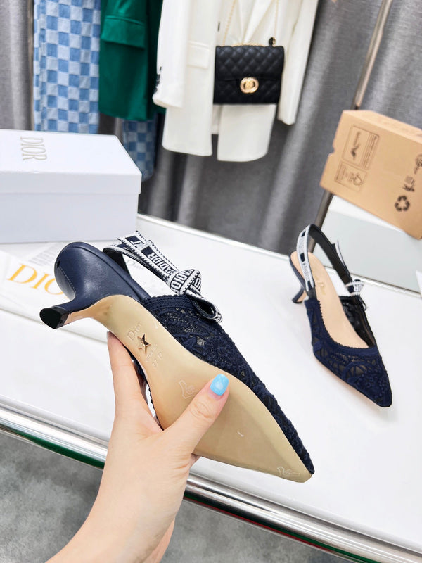 CD 25 J'Adior Slingback Pump Mesh Fabric 237974