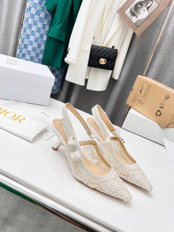 CD 25 J'Adior Slingback Pump Mesh Fabric 237974