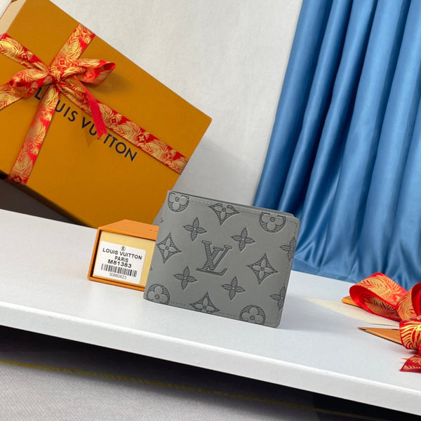 LV M81383 Multiple Wallet Monogram Shadow Calf Leather 221627