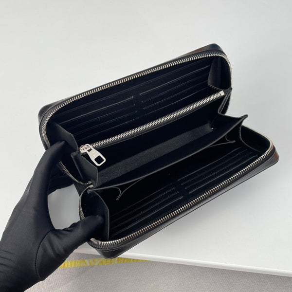 LV M61698 Zippy XL Wallet Black Monogram Canvas 221561