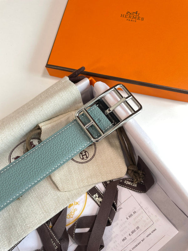 HM Cape Cod 32mm Reversible Belt Green Black Leather 187796