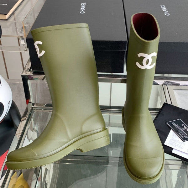 CC Rainboots Dark Green Rubber 204191