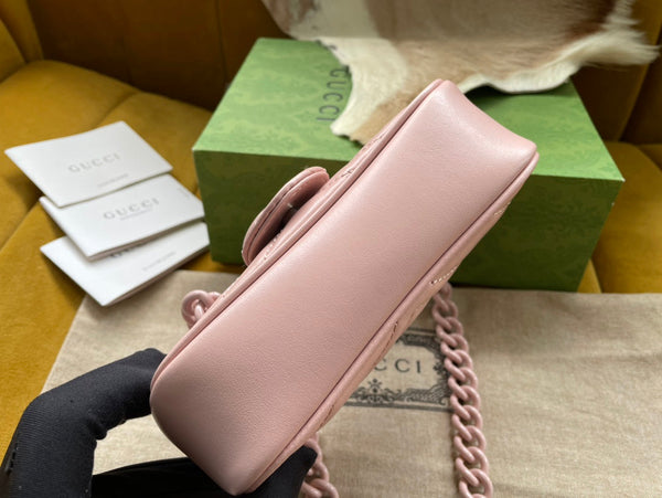 BORSA A MANO MARMONT MINI 16 IN PELLE DI VITELLO ROSA CHIARO