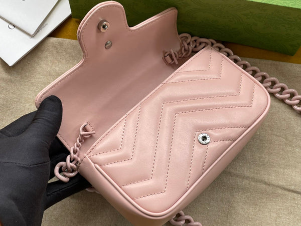 BORSA A MANO MARMONT MINI 16 IN PELLE DI VITELLO ROSA CHIARO