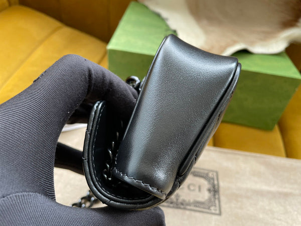 BORSA A MANO MARMONT MINI 16 IN PELLE DI VITELLO NERA