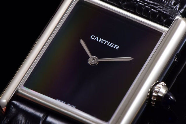 TANK MUST NO NUMERALS STEEL CASE BLACK DIAL