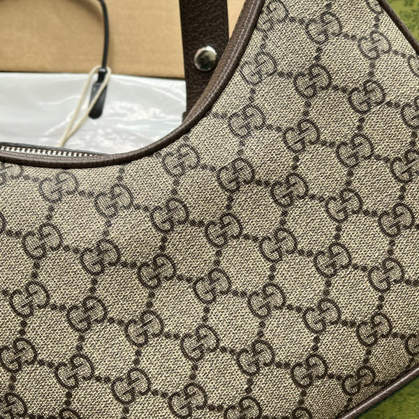 Borsa portadocumenti Gucci 23 Marrone Beige Tela 239983