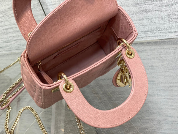 mini lady 17 sakura calfskin ghw