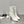 HIGH HEEL ANKLE BOOTS IN WHITE CALFSKIN