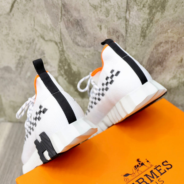 HM FLEX SLIP-ON SNEAKER WHITE WOVEN FABRIC