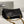 CRUSH MEDIUM CHAIN BAG 31 IN BLACK CRUSHED CALFSKIN GOLD HARDWARE
