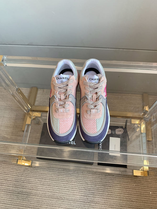 CC Sneaker In Multicolor Suede 145633