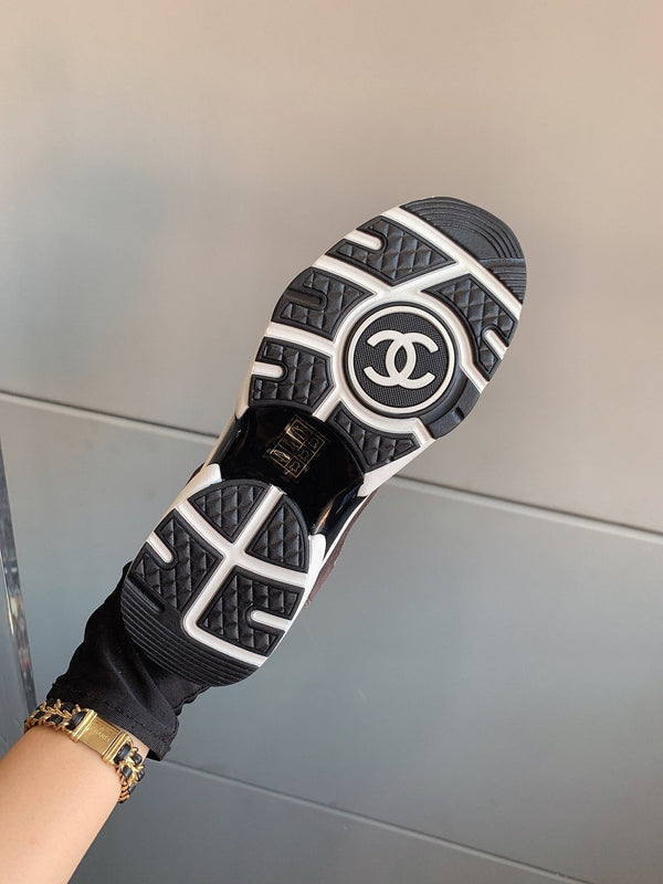 Sneaker CC in pelle scamosciata multicolore 145634