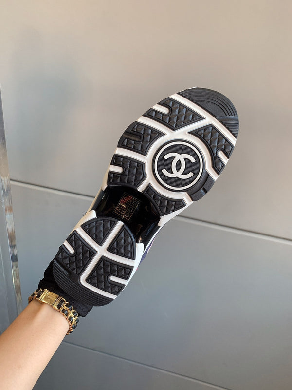 CC Sneaker In Multicolor Suede 145632