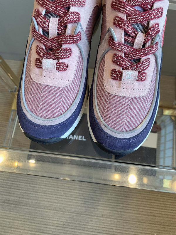 CC Sneaker In Multicolor Suede 145632