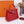 HM KELLY BAG 28 RED TOGO SILVER HARDWARE