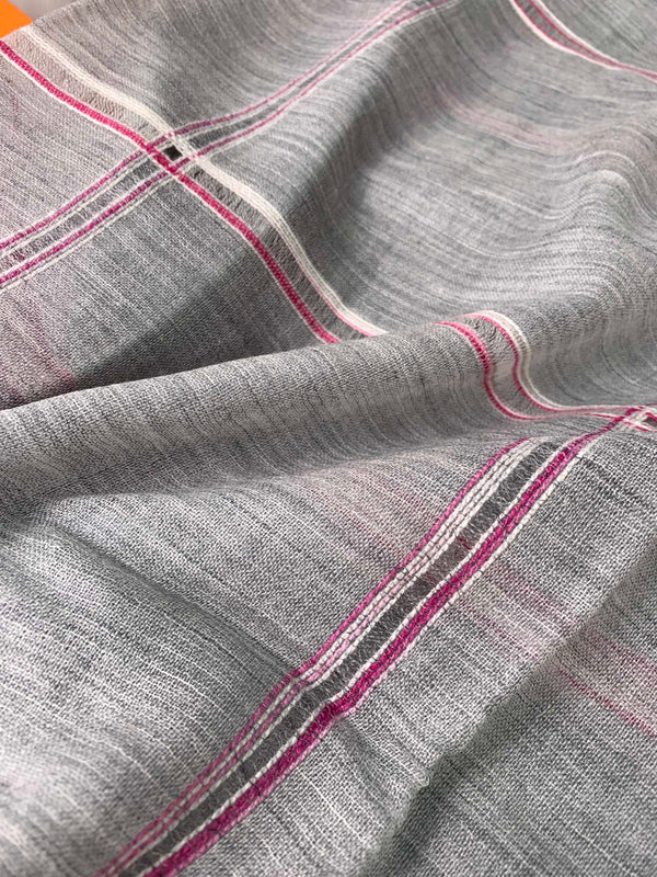 SCIARPA 200 CM IN CASHMERE GRIGIO FUMO 386537