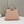 FENDI PEEKABOO 33 BAG IN LIGHT PINK CALFSKIN WITH STRAP GOLD HARDWARE