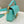 Baguette 27cm Tiffany Blue Lambskin Gold Hardware