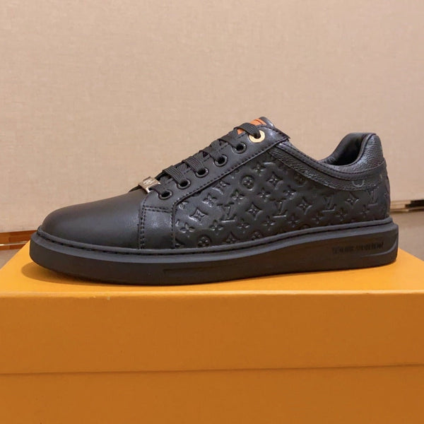 LV RIVOLI SNEAKER BLACK MINI MONOGRAM-EMBOSSED CALFSKIN