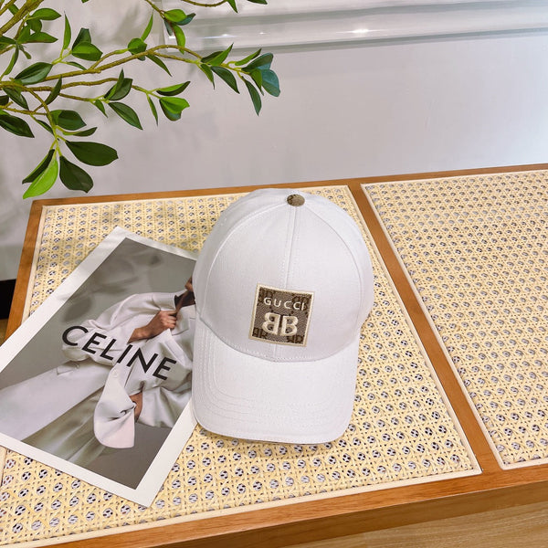 BASEBALL HAT IN WHITE JACQUARD FABRIC 219954