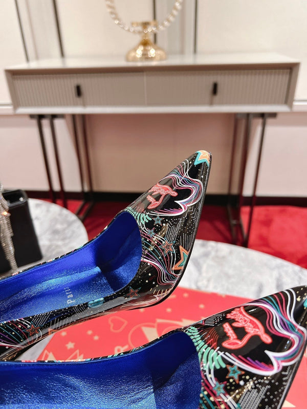 CL Kate Pumps Starlight By Night Patent Leather Multicolor