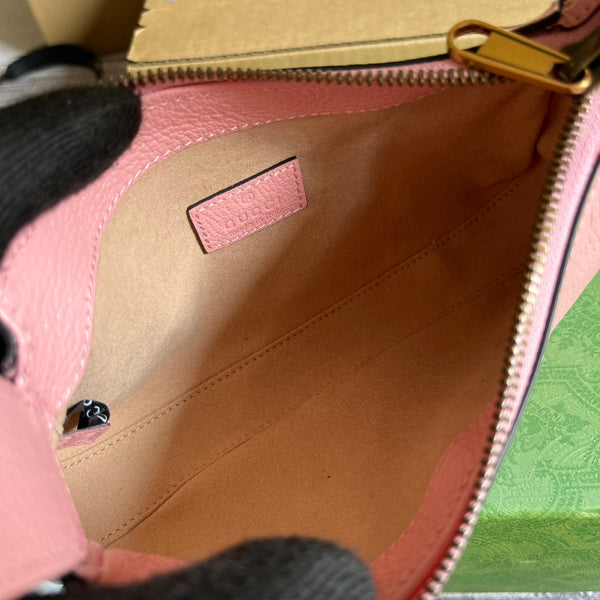 BORSA A TRACOLLA APHRODITE MINI 21 IN PELLE DI VITELLO ROSA CHIARO