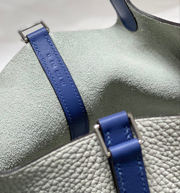 picotin lock 18 white blue togo shw