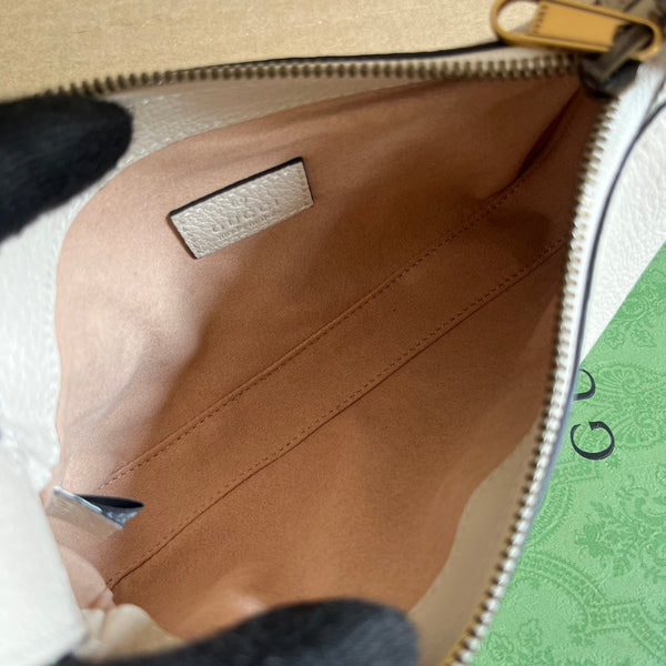 BORSA A TRACOLLA APHRODITE MINI 21 IN PELLE DI VITELLO BIANCA