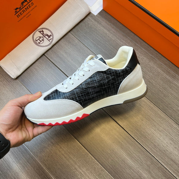 HM TRAIL SNEAKER BLACK AND LIGHT GRAY CANVAS