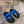 CHYPRE SANDAL OMBRE BLACK COBALT CALFSKIN
