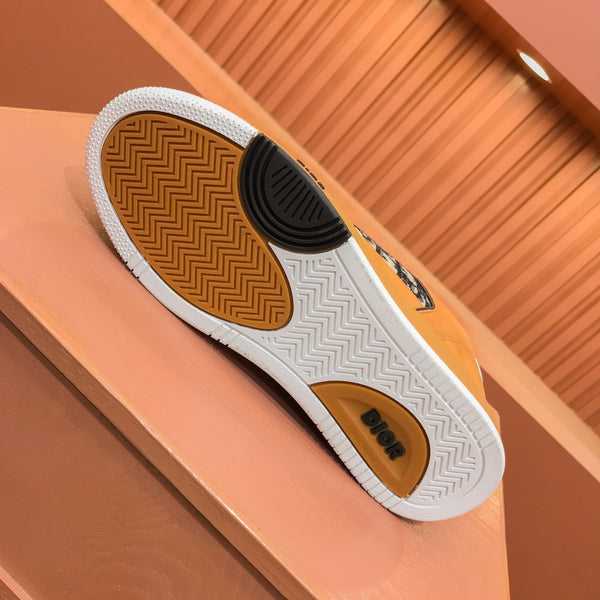 CD B27 LOW-TOP SNEAKER YAM-WHITE CALFSKIN