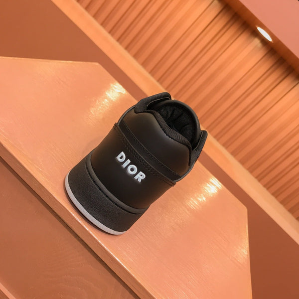 CD B27 LOW-TOP SNEAKER BLACK MESH CALFSKIN