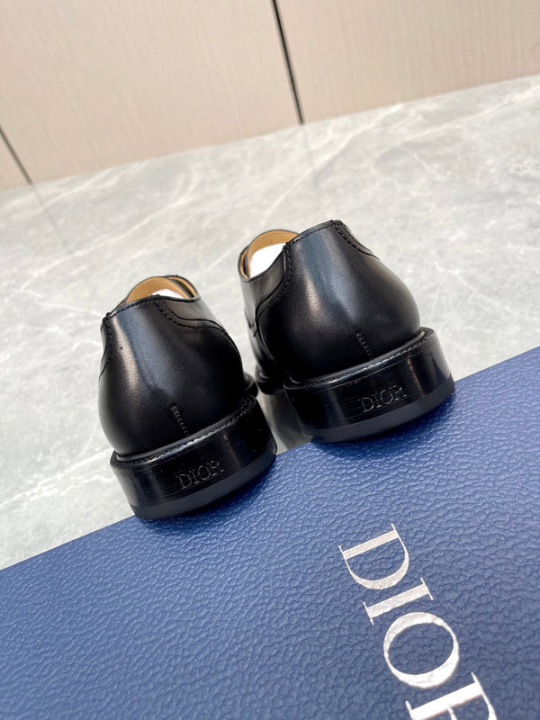 CD HOMME LOAFER BLACK CALFSKIN