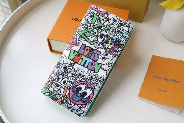 LV Brazza Wallet Monogram Comics Canvas 195895