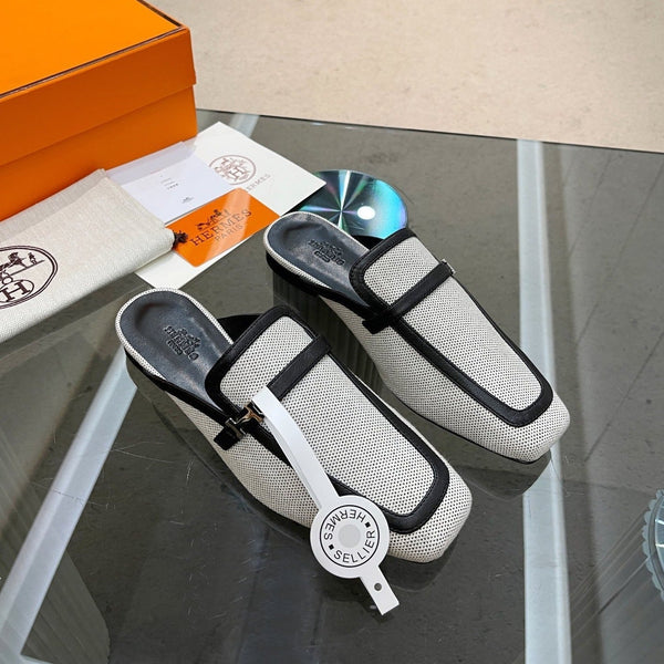 MULE GROUPIE NERO MIX ARGENTO PELLE DI AGNELLO