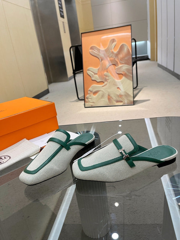 MULE GROUPIE IN PELLE DI AGNELLO ARGENTO MIX OCEANO