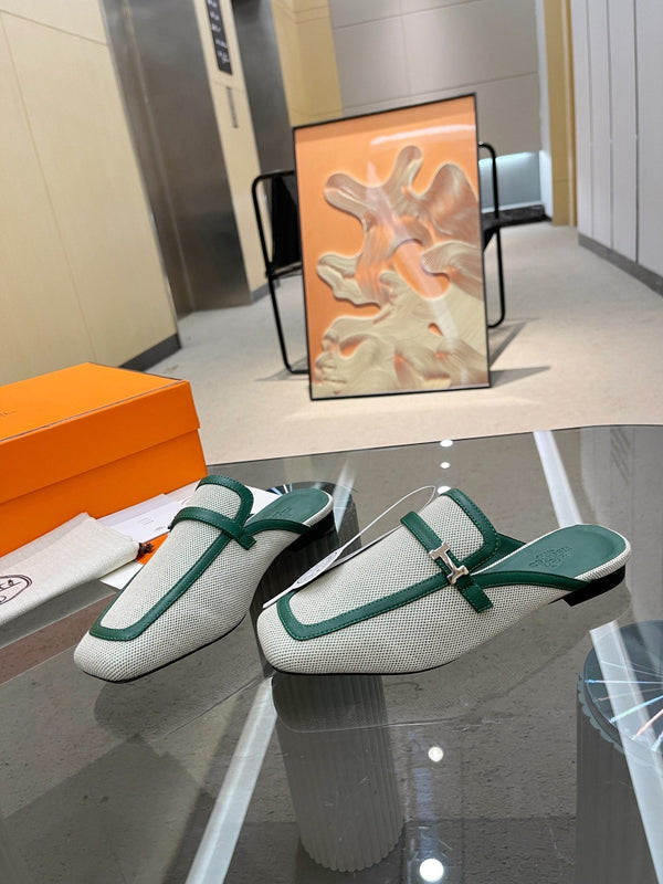 MULE GROUPIE IN PELLE DI AGNELLO ARGENTO MIX OCEANO