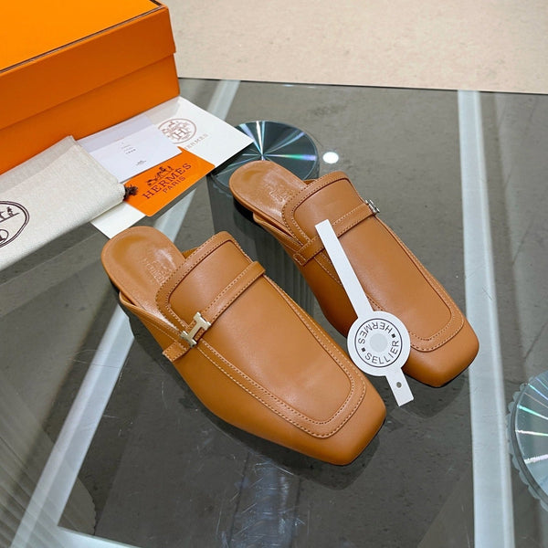 MULE GROUPIE IN PELLE DI AGNELLO FUCILE