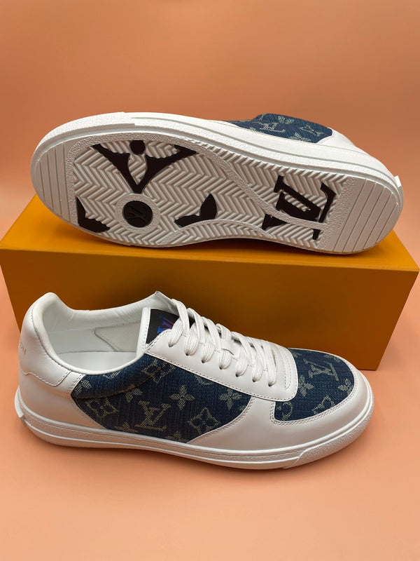 LV MONOGRAM DENIM BLUE SNEAKER