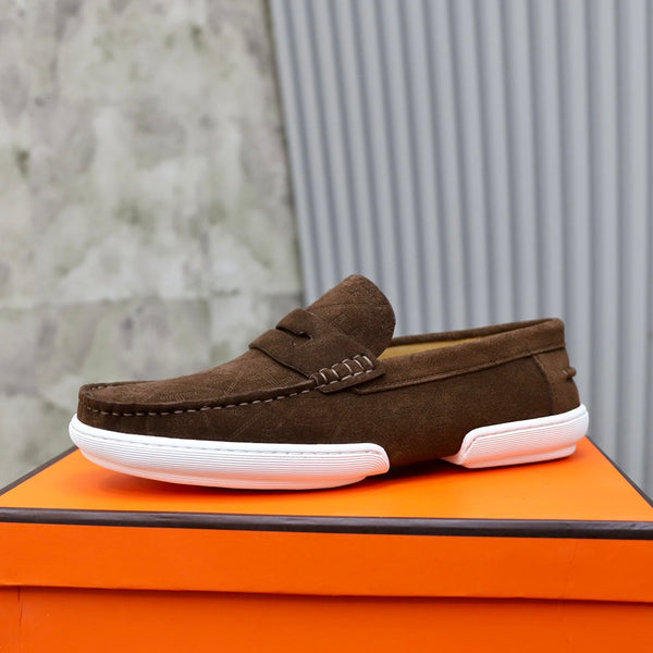 HM GUILLAUME LOAFER PECAN SUEDE