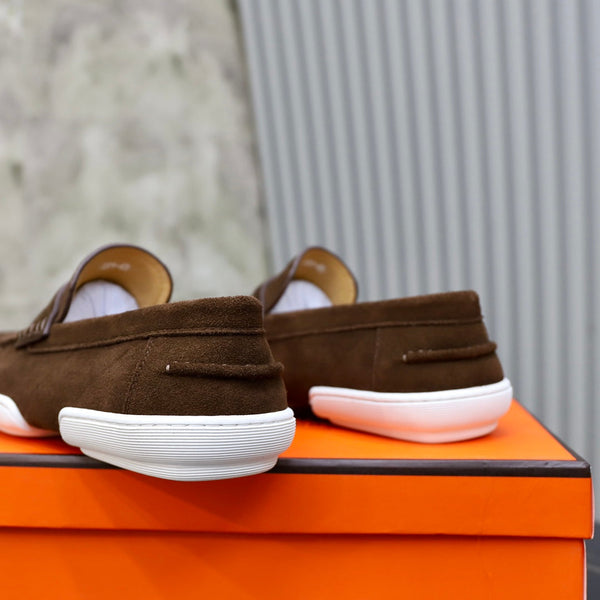 HM GUILLAUME LOAFER PECAN SUEDE