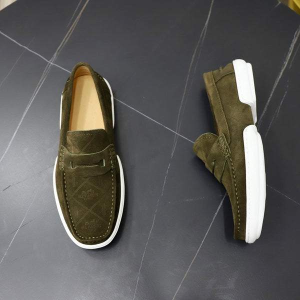 MOCASSINO HM GUILLAUME OLIVE SWEDEN