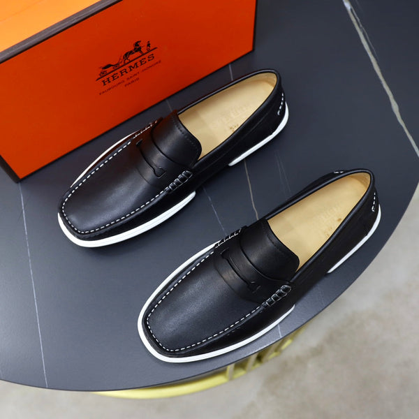 HM GUILLAUME LOAFER BLACK CALFSKIN
