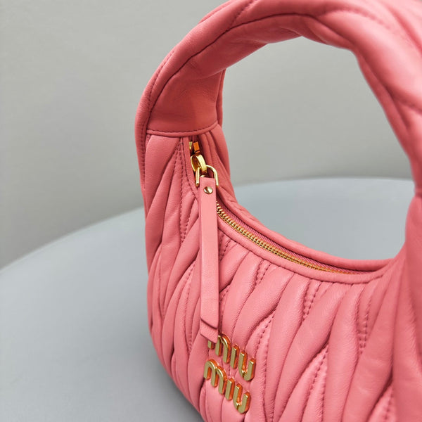 MINI HOBO 20 BAG IN HOT PINK LAMBSKIN