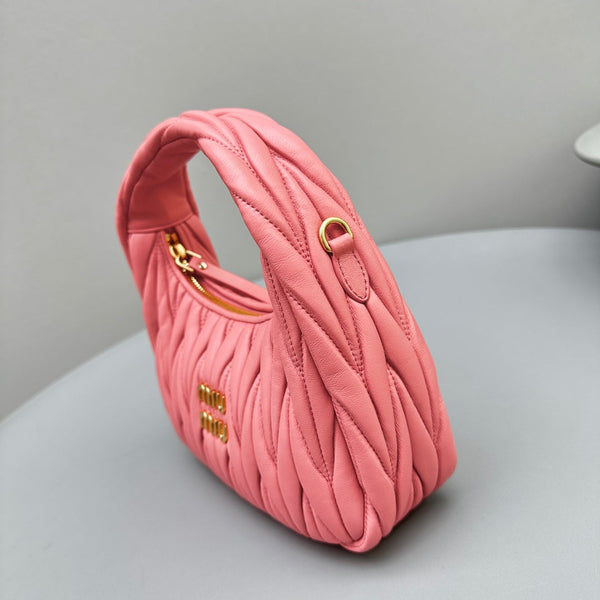 MINI HOBO 20 BAG IN HOT PINK LAMBSKIN