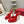 vlogo signature all red calfskin slingback platform pump 120mm