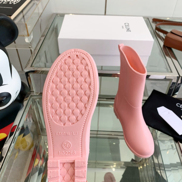 CC Rainboots Pink Rubber 204052