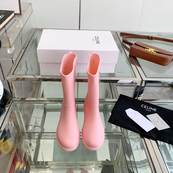 CC Rainboots Pink Rubber 204052